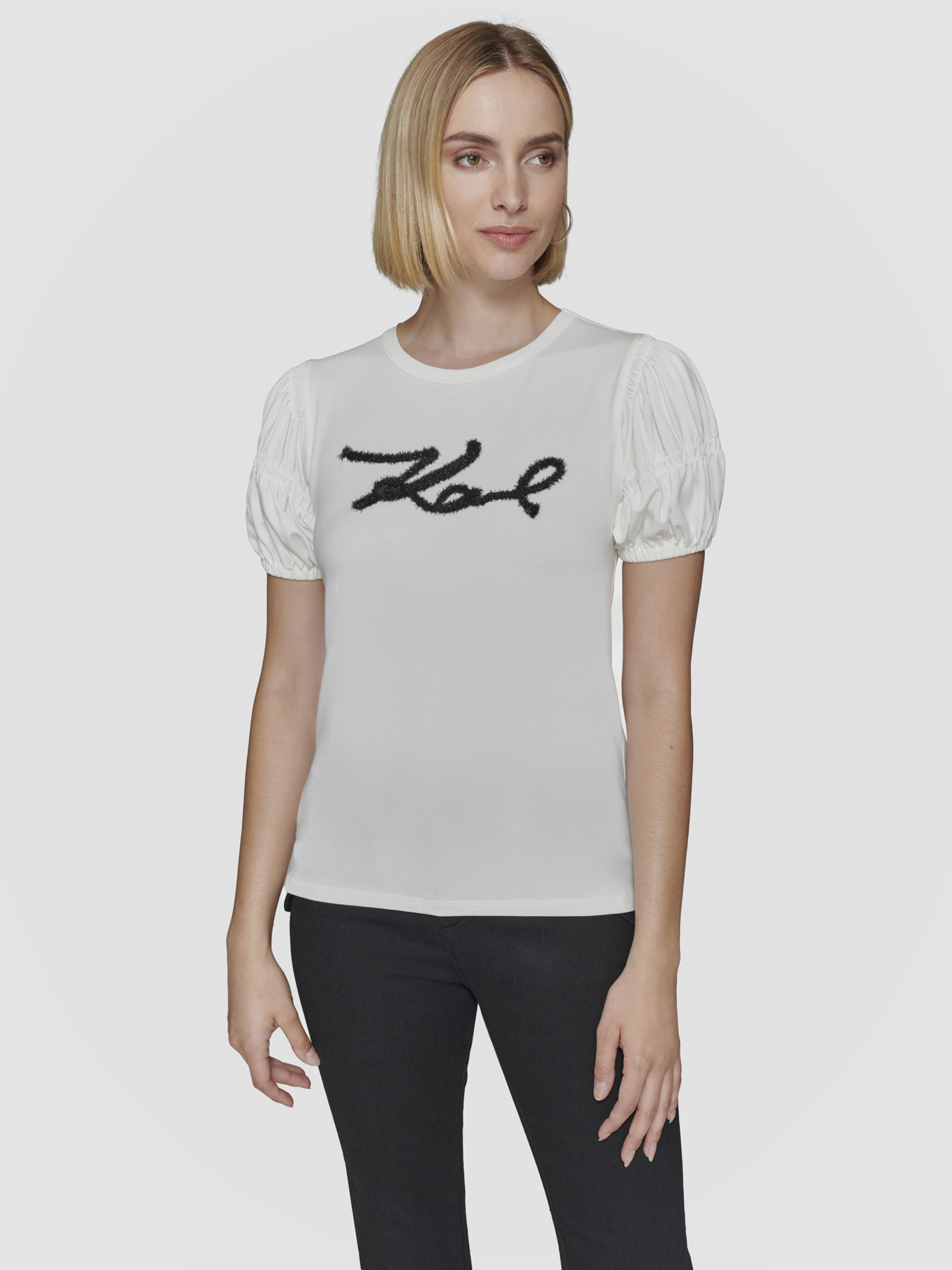 POLERA CON LOGO AFELPADO - 1