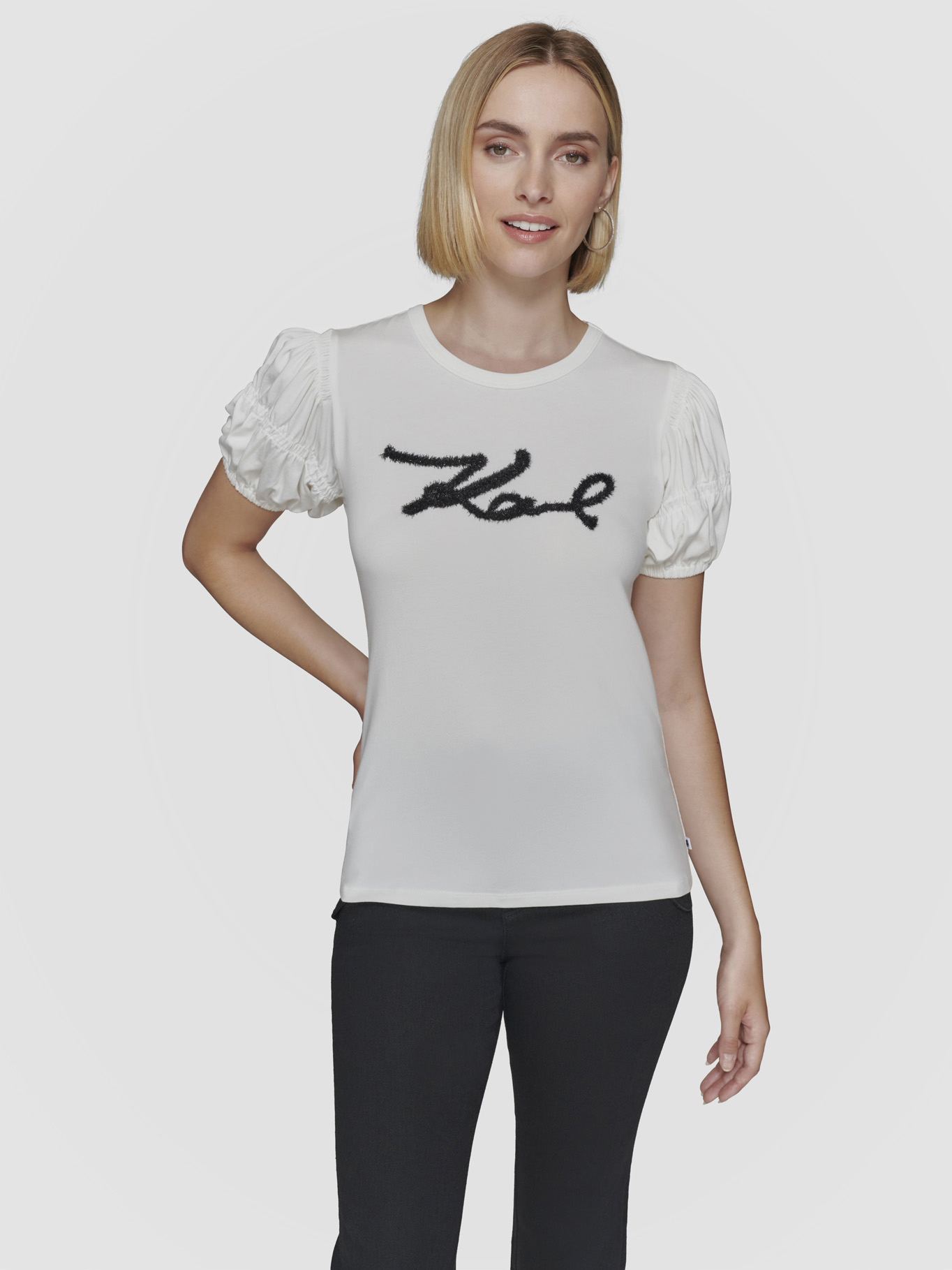 POLERA CON LOGO AFELPADO - 4