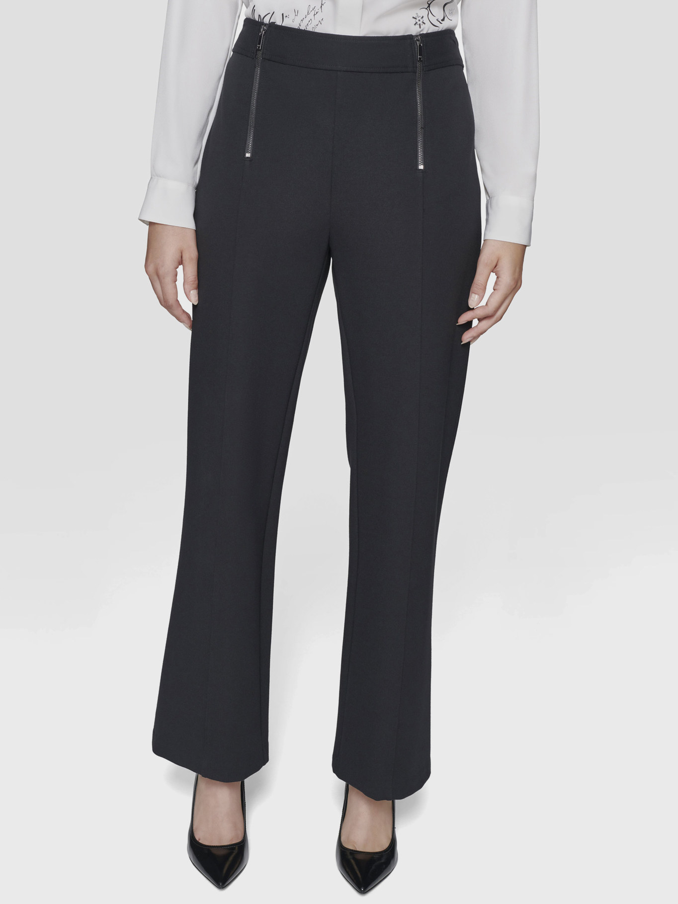 PANTALON CON DOBLE CREMALLERA - 1
