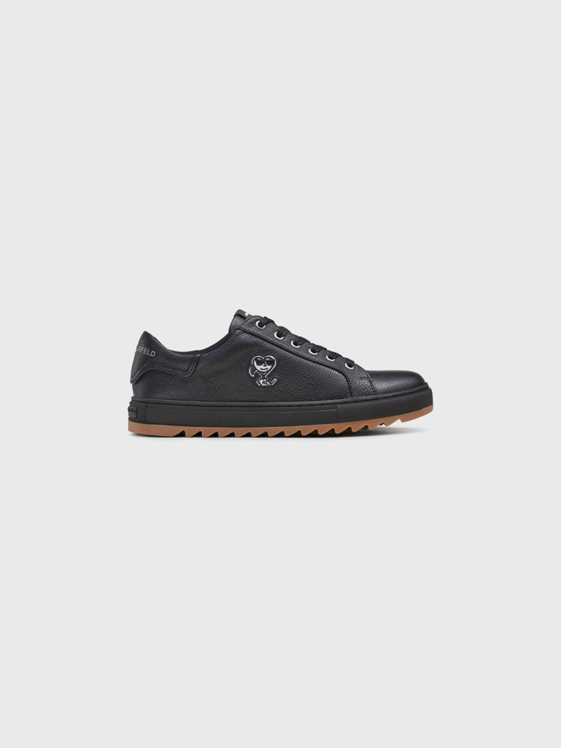 ZAPATILLAS DE CUERO CON PARCHE - 3