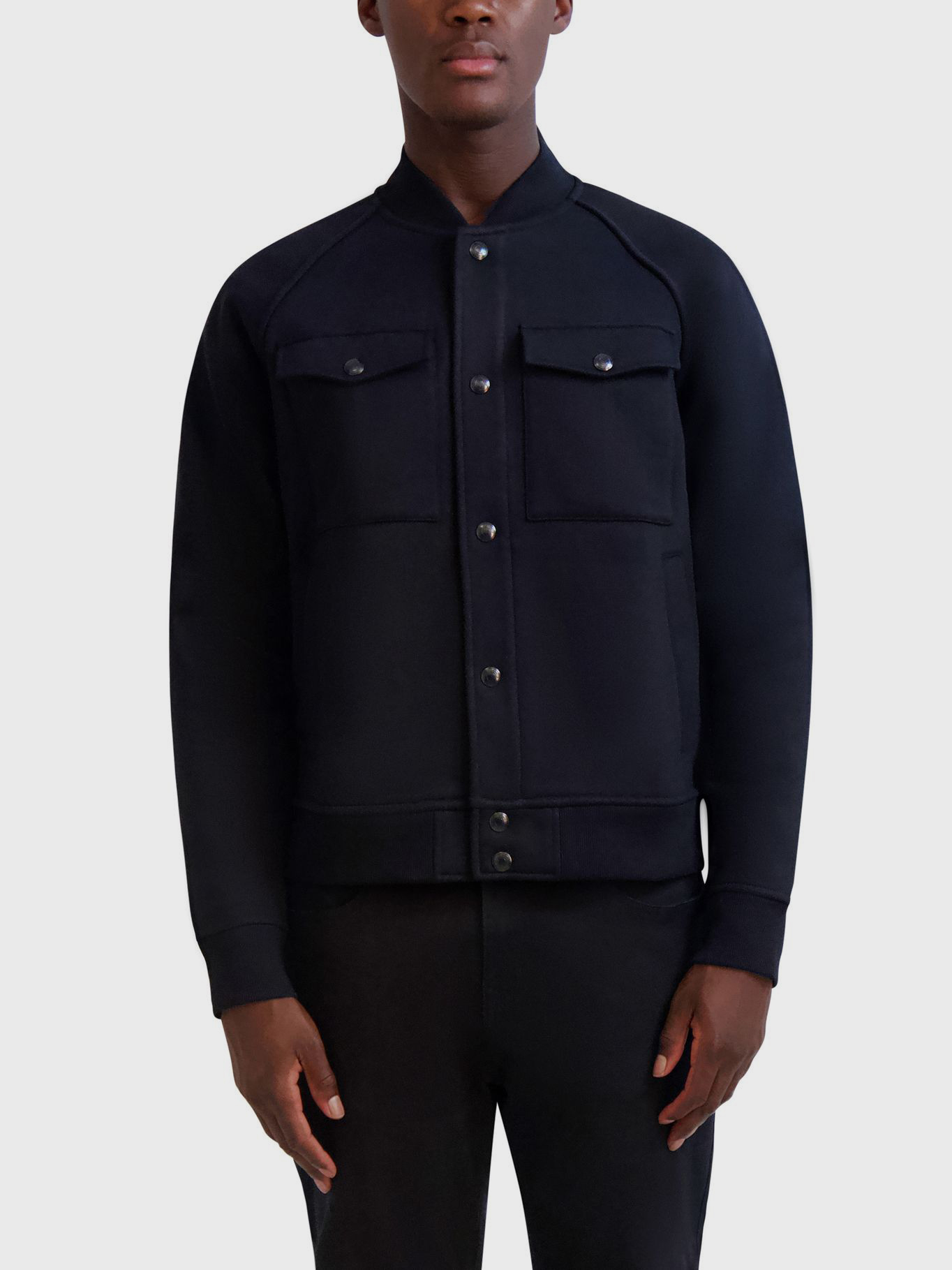 CHAQUETA BOMBER DE FORRO POLAR - 1