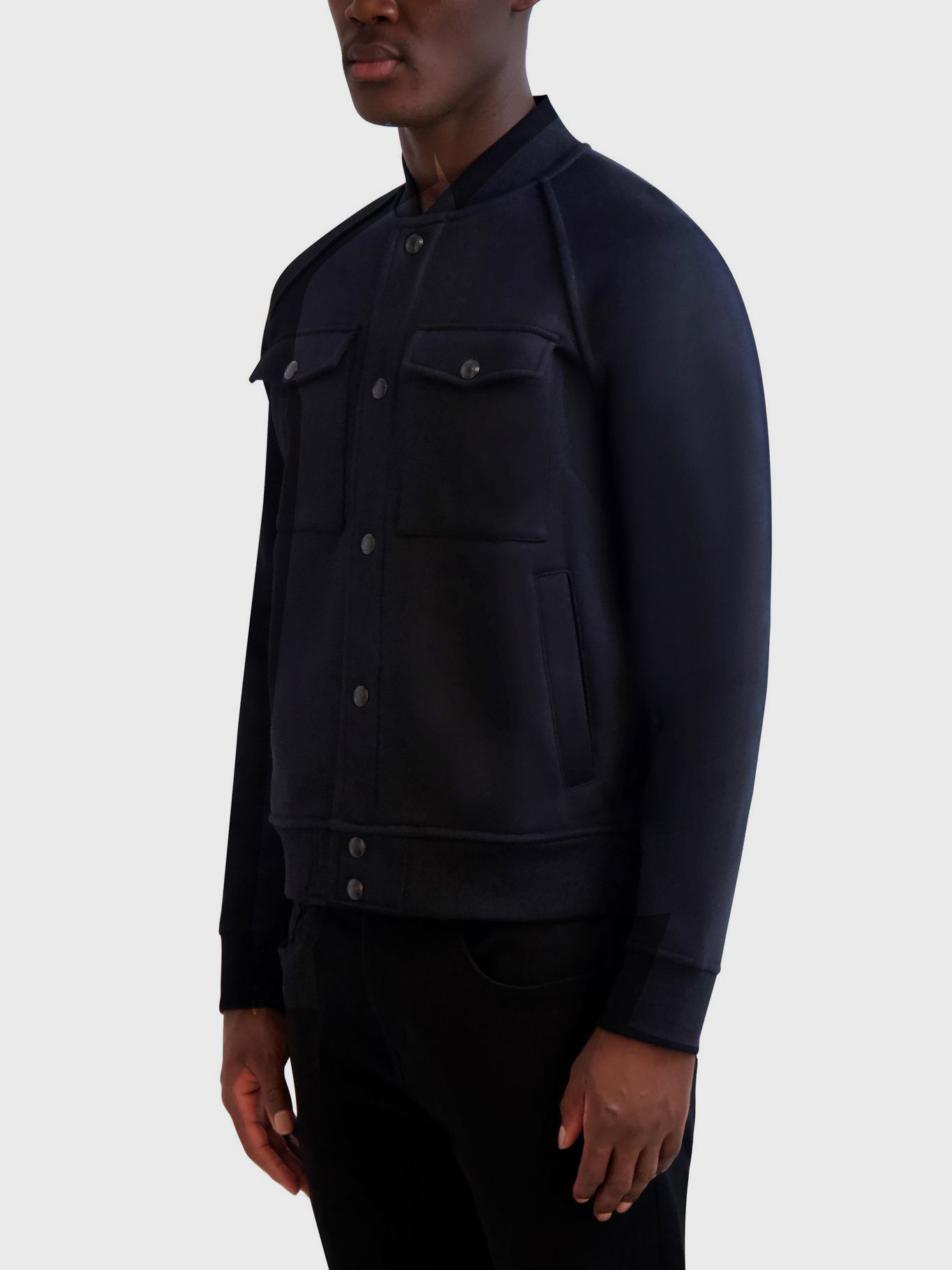 CHAQUETA BOMBER DE FORRO POLAR - 4