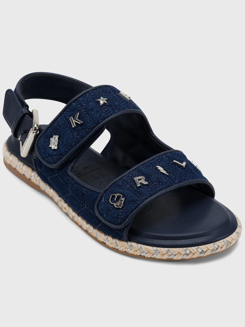 SANDALIAS CON TACHUELAS - CHARLAY STUDS Azul 8