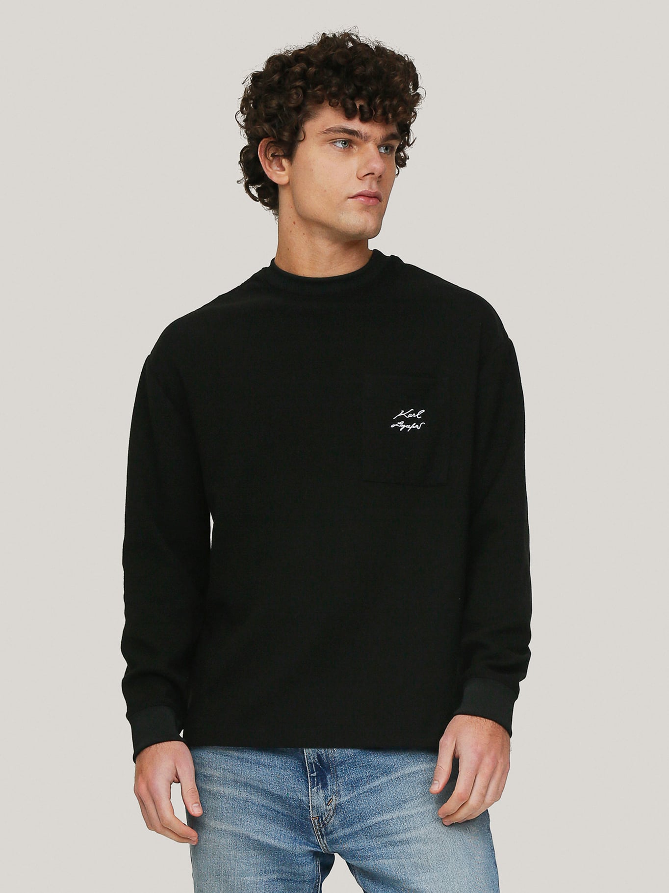 POLERON POLAR CON BOLSILLO Y FIRMA DE KARL - 1