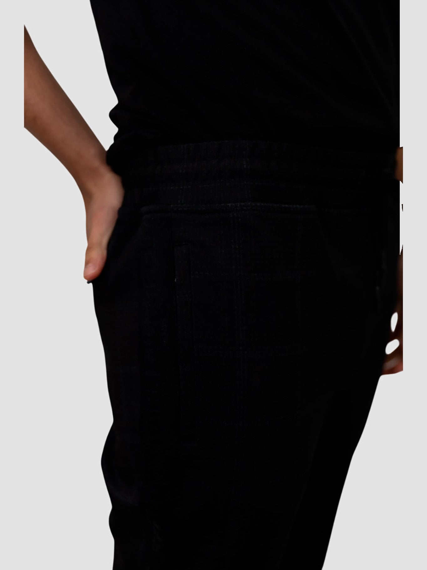 JOGGER A CUADROS CON LOGO - 3