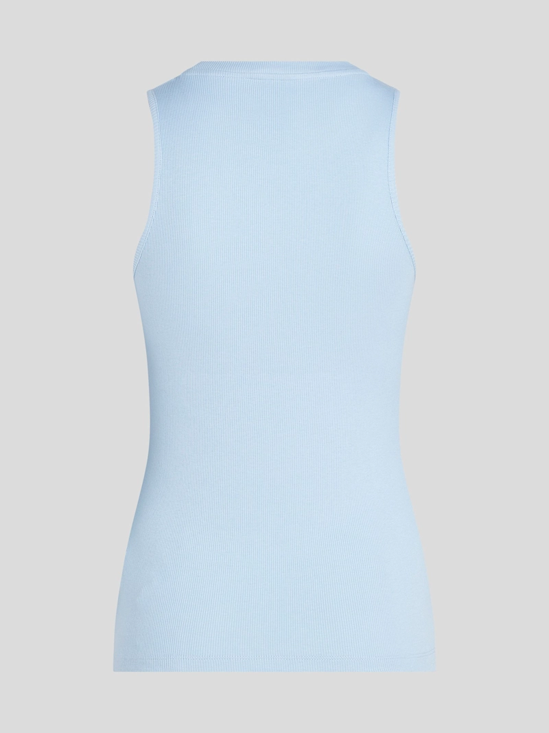 POLERA ESSENTIAL ACANALADA SIN MANGAS - 2