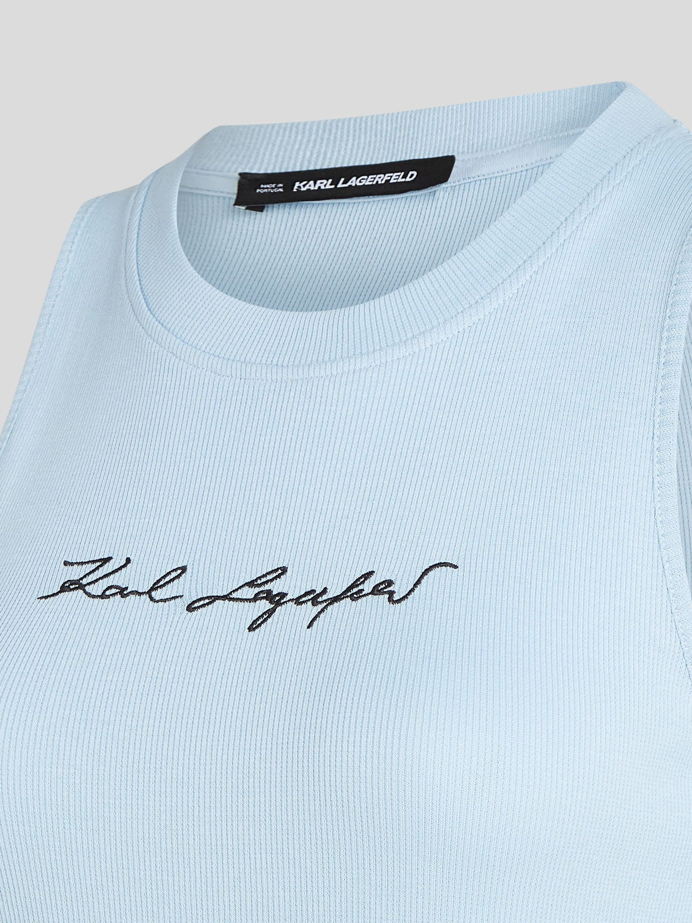POLERA ESSENTIAL ACANALADA SIN MANGAS - 3
