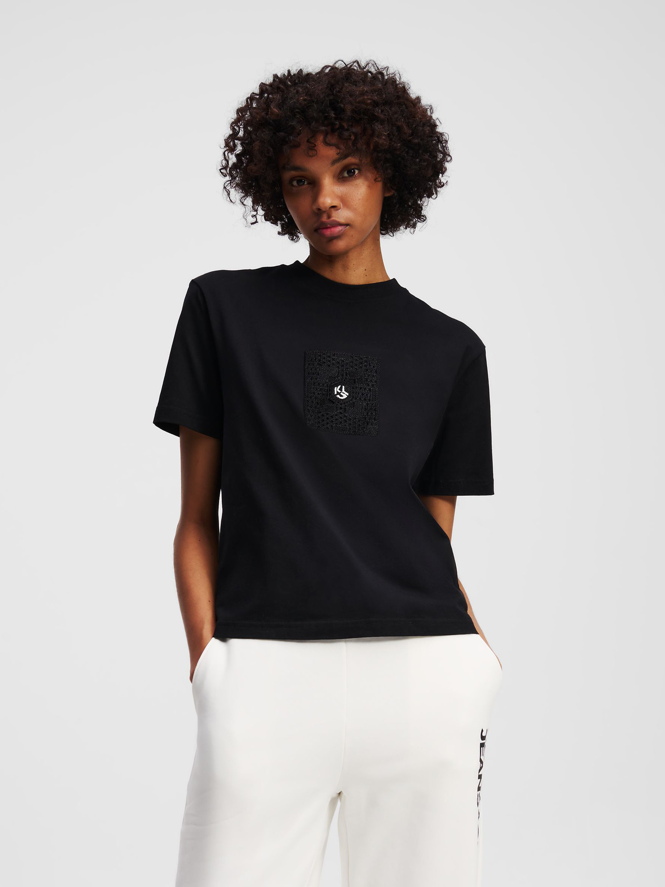 POLERA REGULAR CON MONOGRAMA - 1