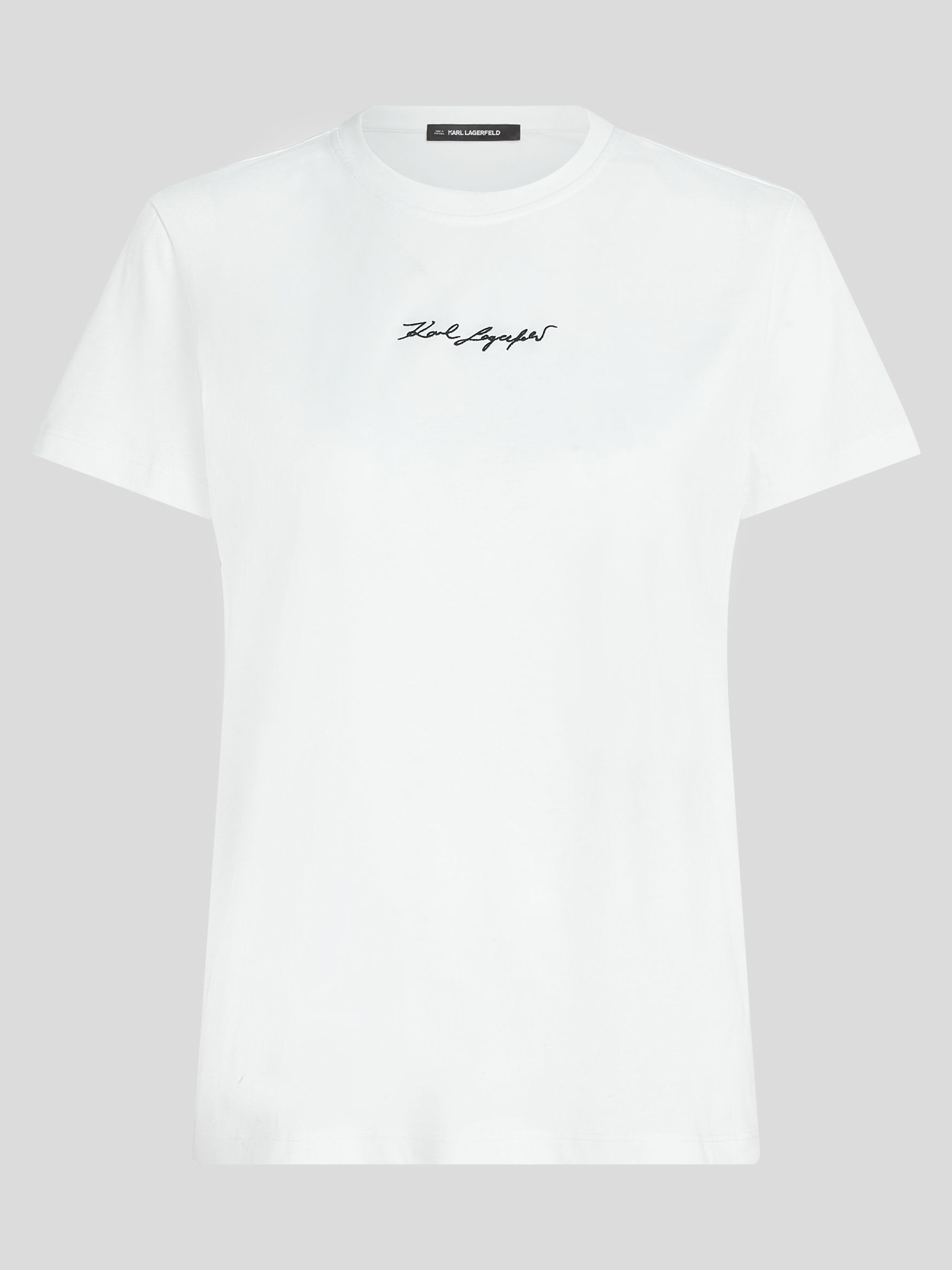 POLERA ESSENTIAL CON FIRMA BORDADA - 1
