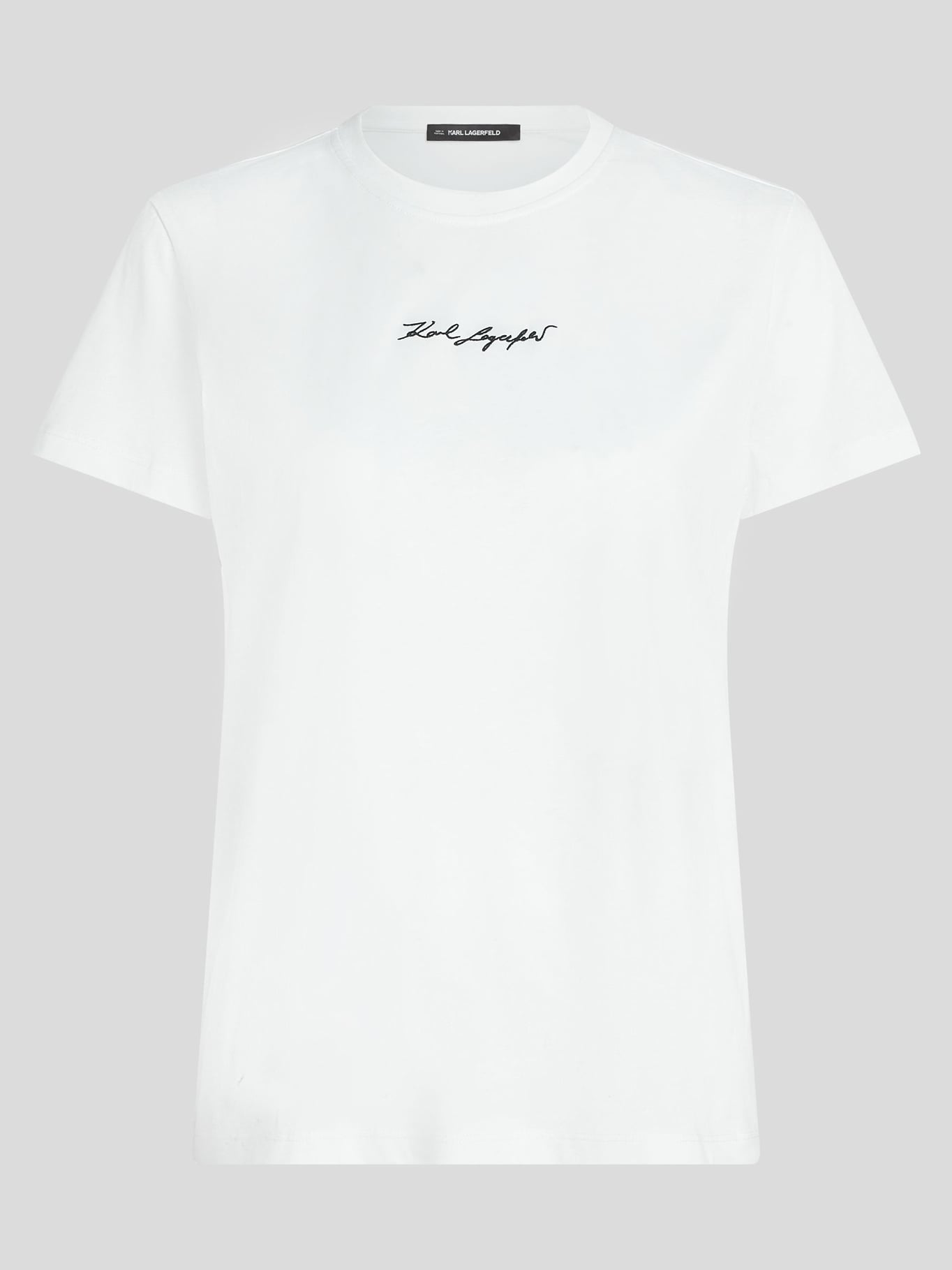POLERA ESSENTIAL CON FIRMA BORDADA - 1