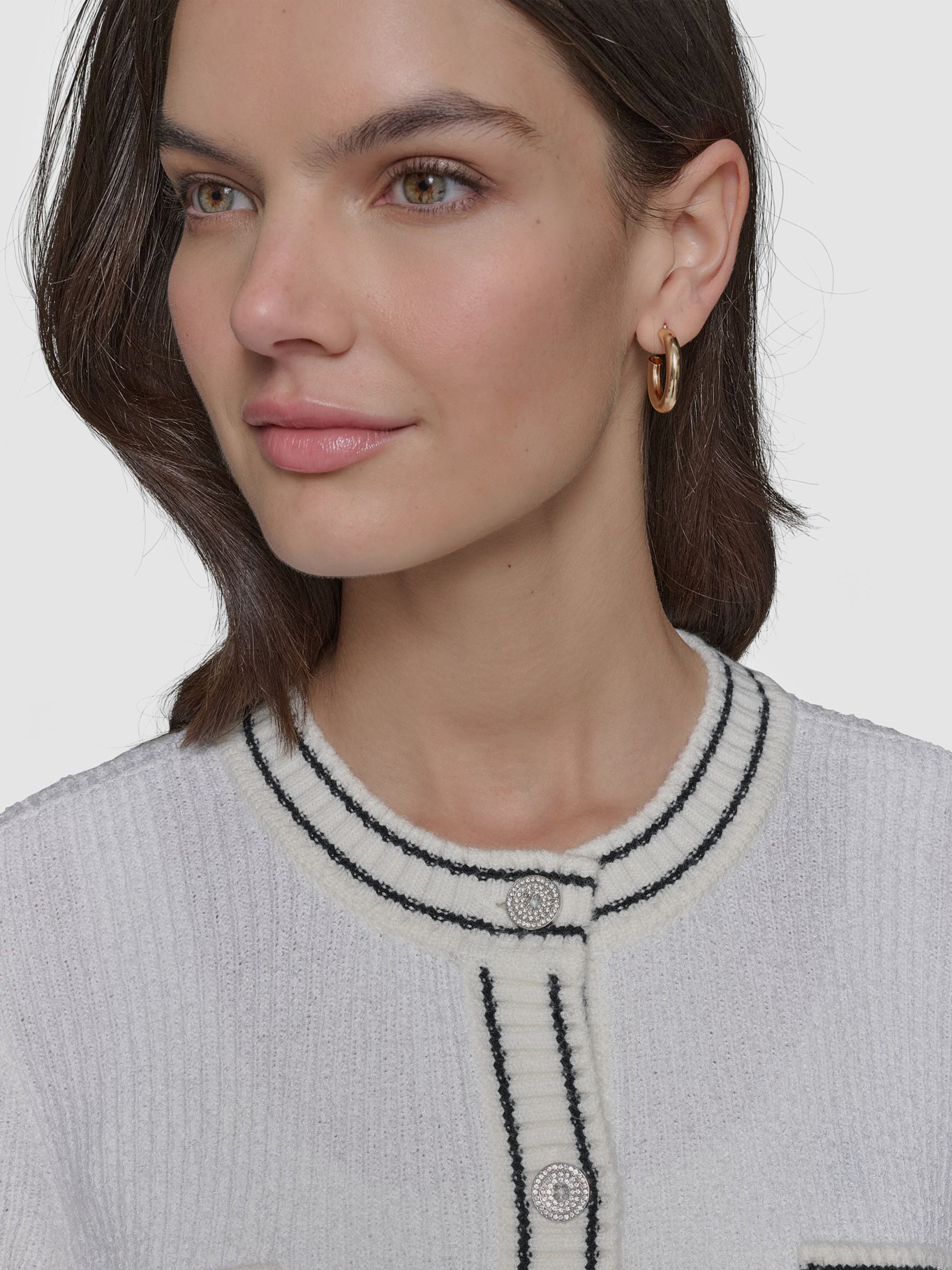 SWEATER MARLED DE MULTIPLES BOLSILLOS - 4