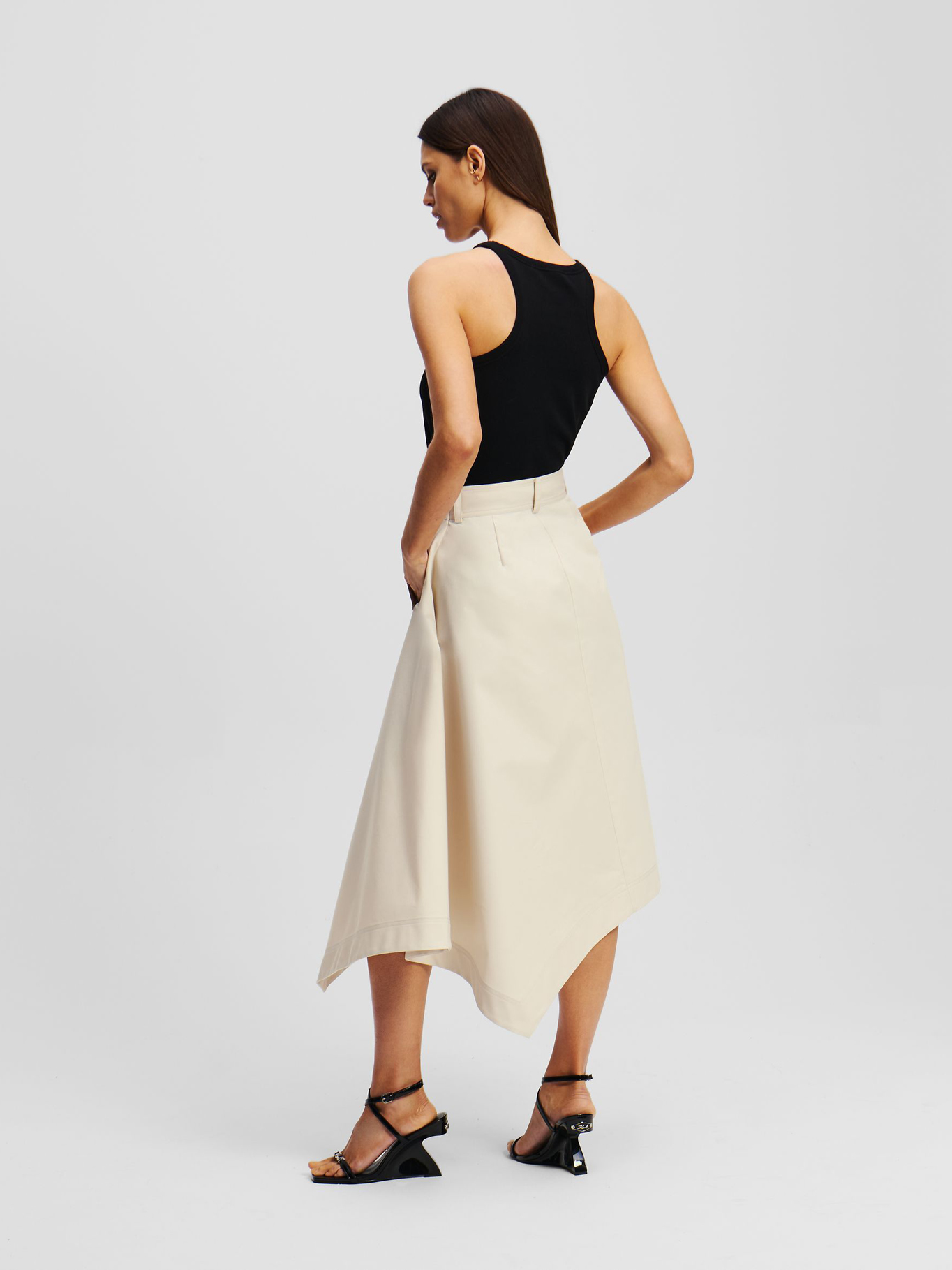 FALDA TRENCH DE SARGA DE ALGODON - 3