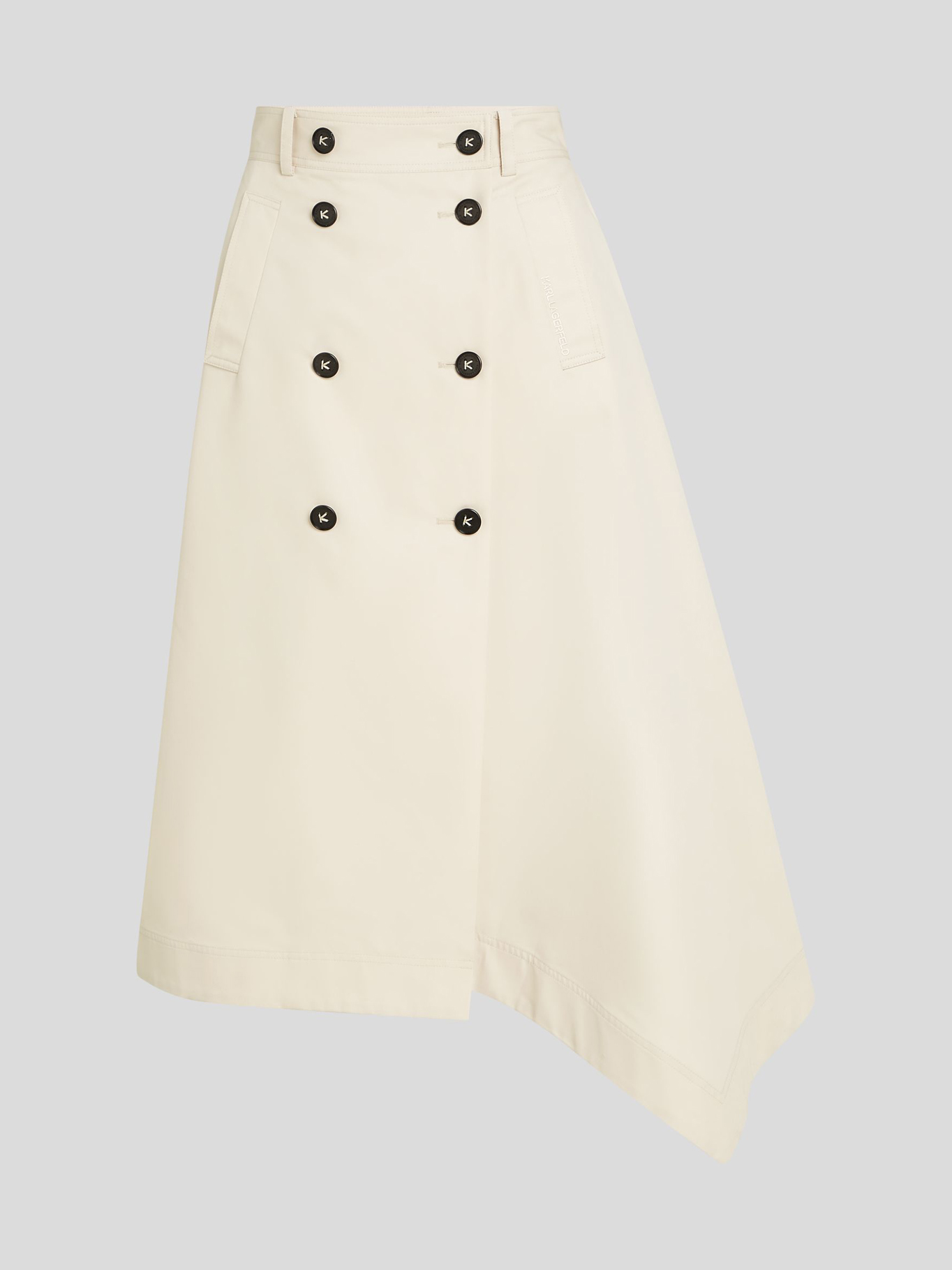 FALDA TRENCH DE SARGA DE ALGODON - 5
