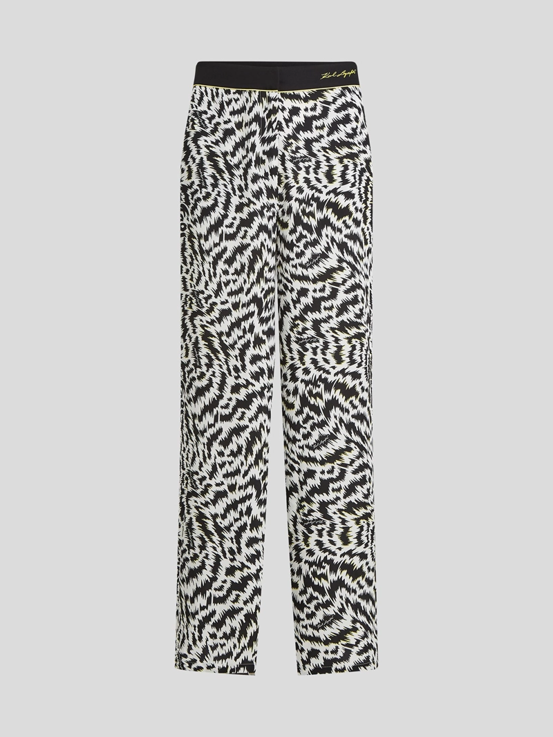 PANTALON CON ESTAMPADO DE ZEBRA - 1
