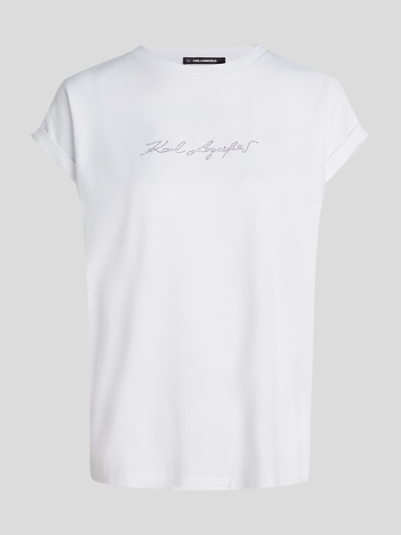 POLERA CON PEDRERIA KARL SIGNATURE - 5