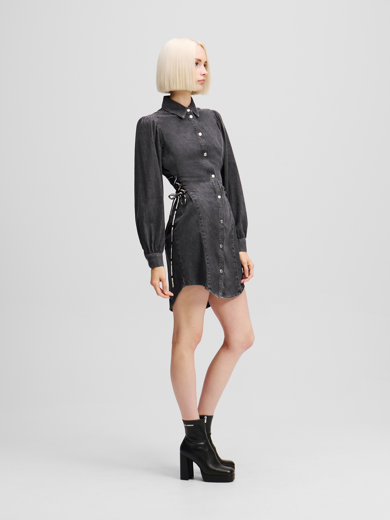 VESTIDO CAMISERO DENIM - 1