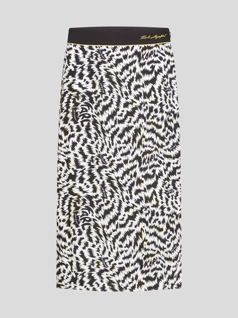 FALDA CON ESTAMPADO DE ZEBRA - 1
