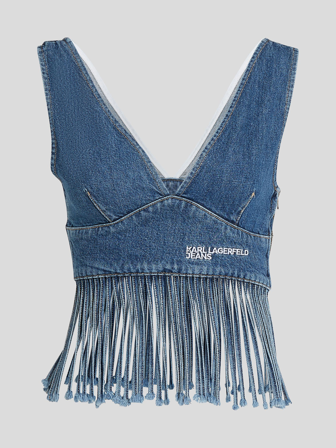 TOP DENIM CON FLECOS - 5
