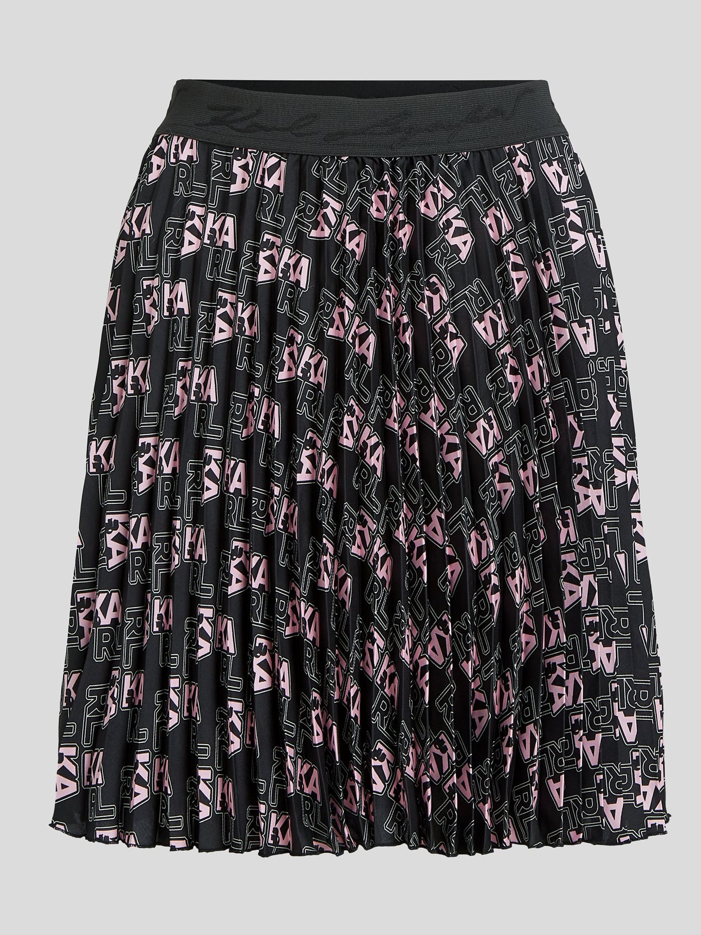 FALDA CORTA PLISADA CON ESTAMPADO - 1