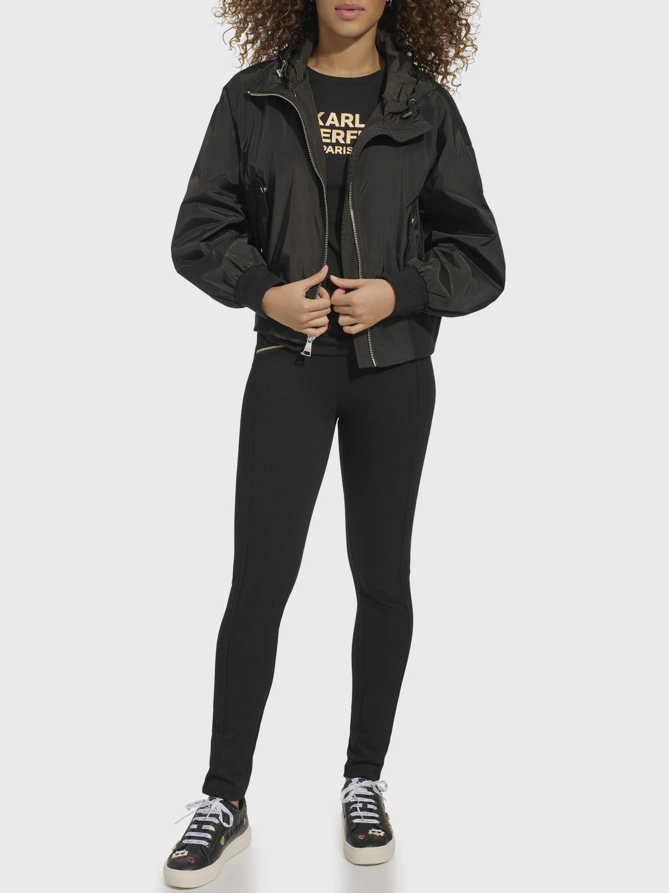 CHAQUETA BOMBER Y CUELLO CON LOGO - 2