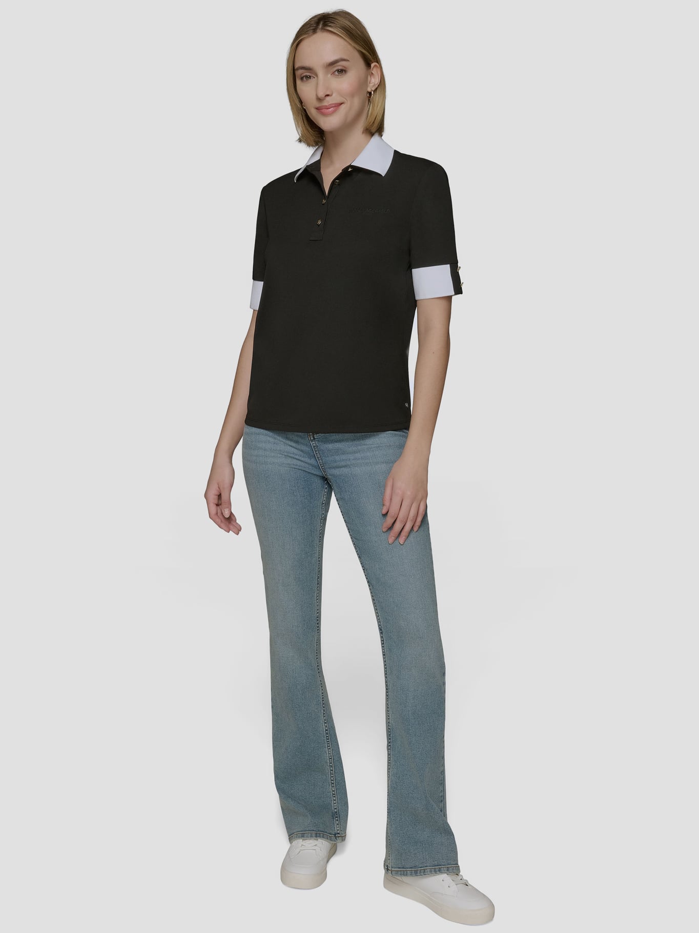 POLERA HENLEY CON PUÑOS EN CONTRASTE - 2