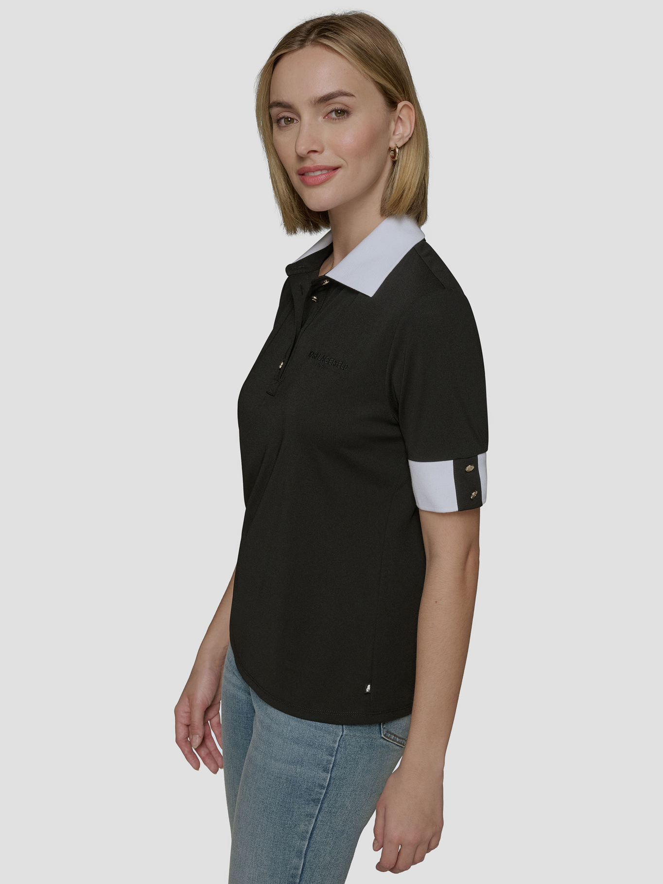 POLERA HENLEY CON PUÑOS EN CONTRASTE - 6