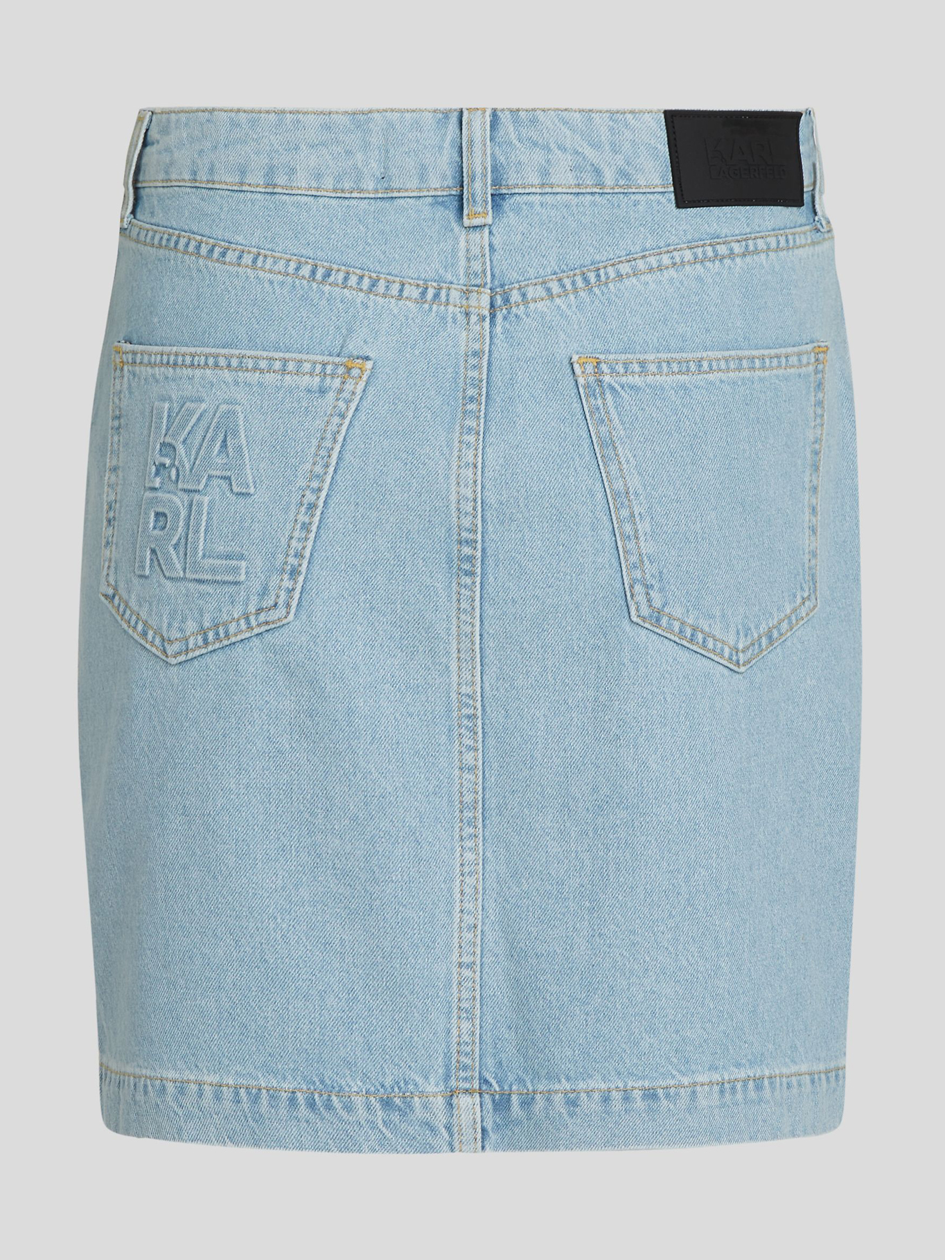 FALDA DENIM CON LOGO BLOCK - 2