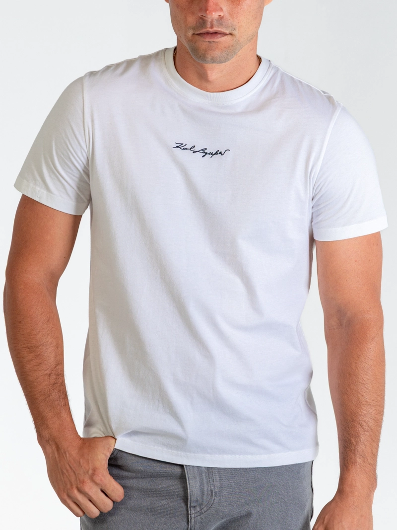 POLERA ESSENTIAL CON FIRMA BORDADA - 4
