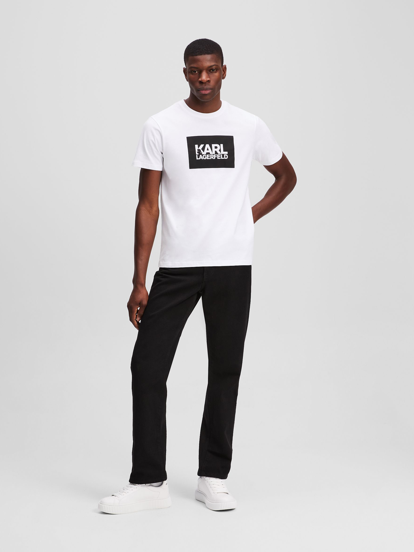 POLERA CON LOGO DE KARL - 2