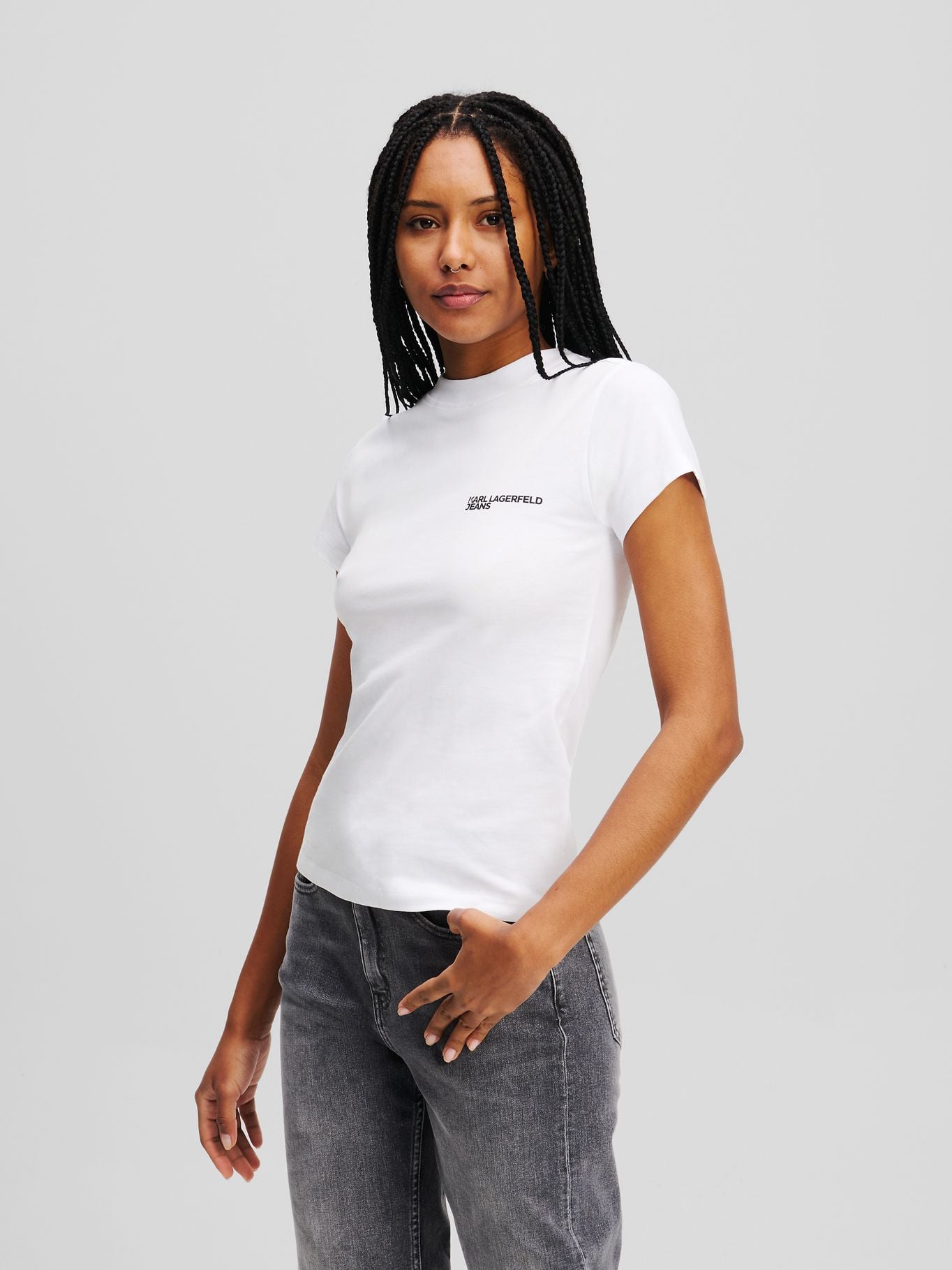 POLERA SLIM CON LOGOTIPO - 1