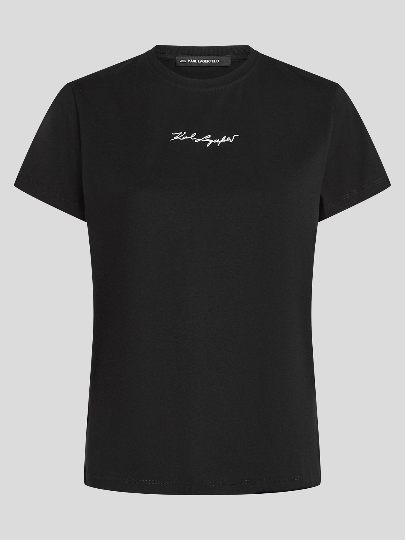 POLERA ESSENTIAL CON FIRMA BORDADA - 1