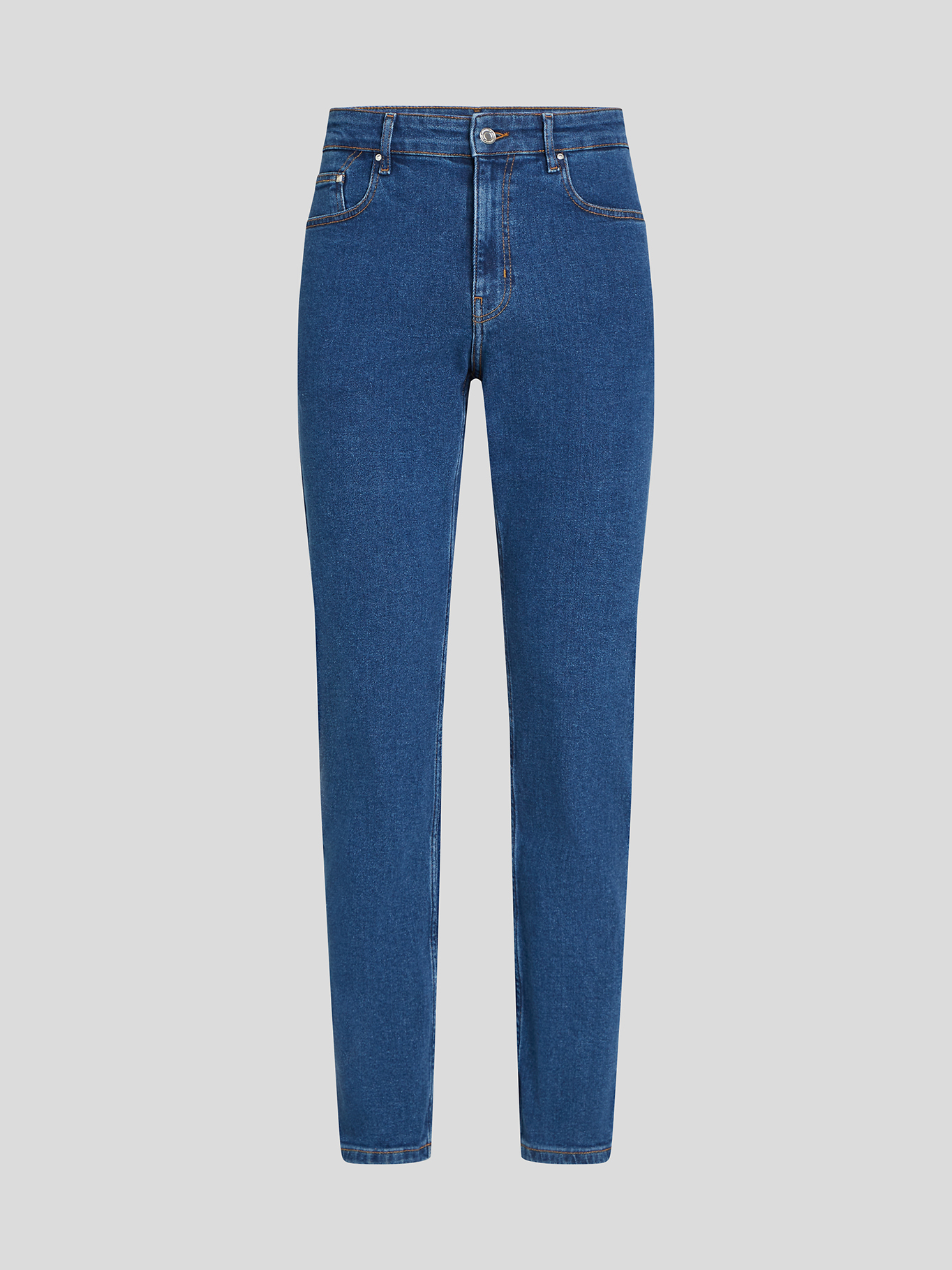 JEANS SLIM CON IKON BORDADO - 1