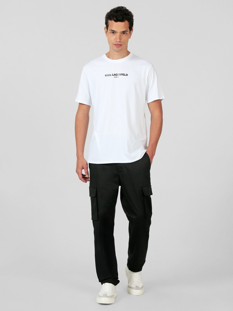 PANTALON CARGO CON TEJIDO DE SARGA - 2