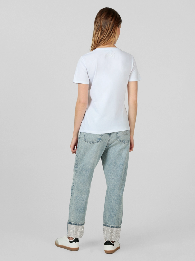 POLERA REGULAR CON LOGO EN CAJA - 4