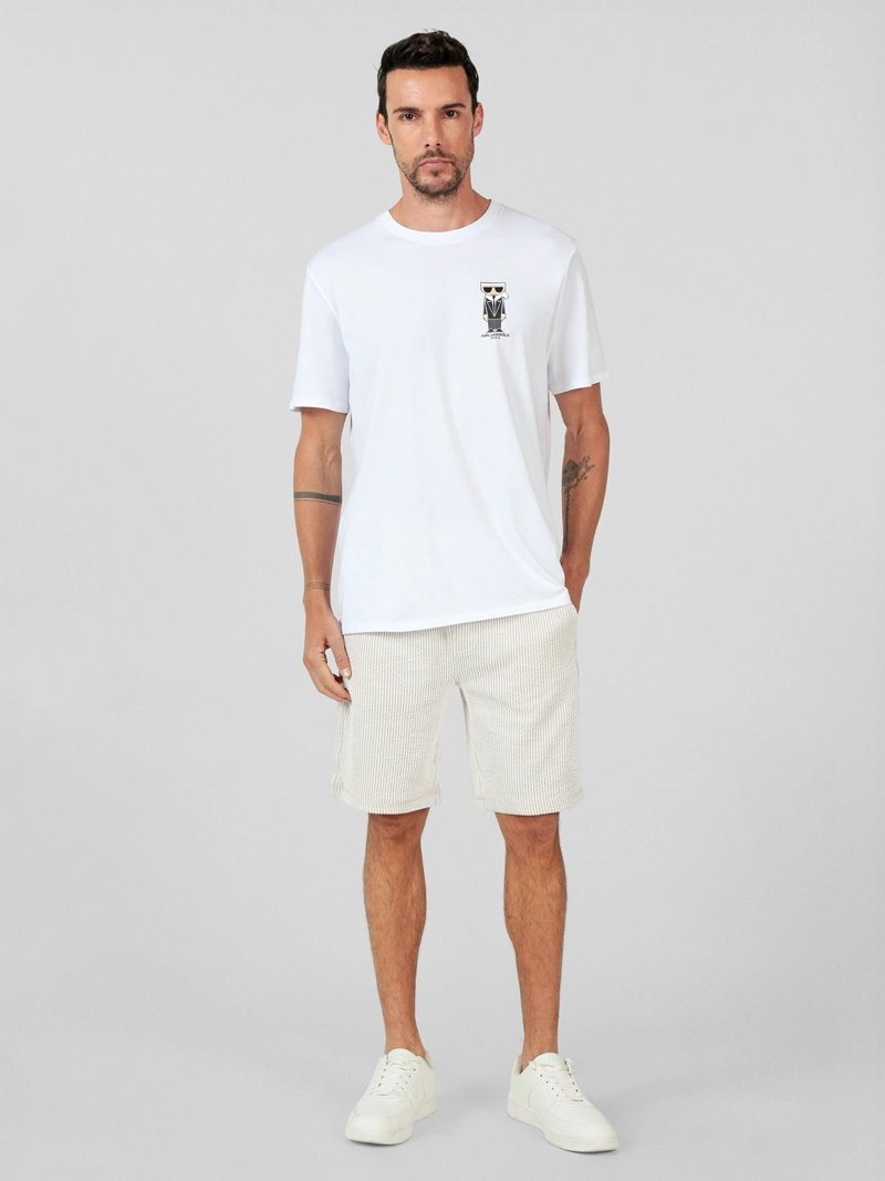 POLERA CON PEQUEÑO ESTAMPADO DE KARL - 2