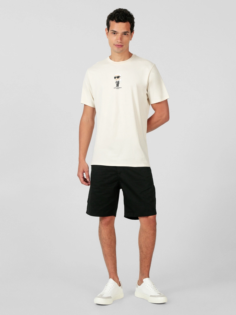 POLERA CON ESTAMPADO GRAFICO AFELPADO DE KARL - 2