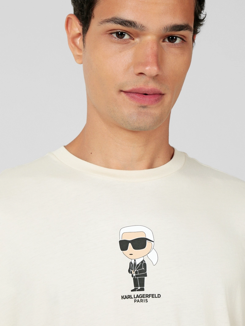 POLERA CON ESTAMPADO GRAFICO AFELPADO DE KARL - 5