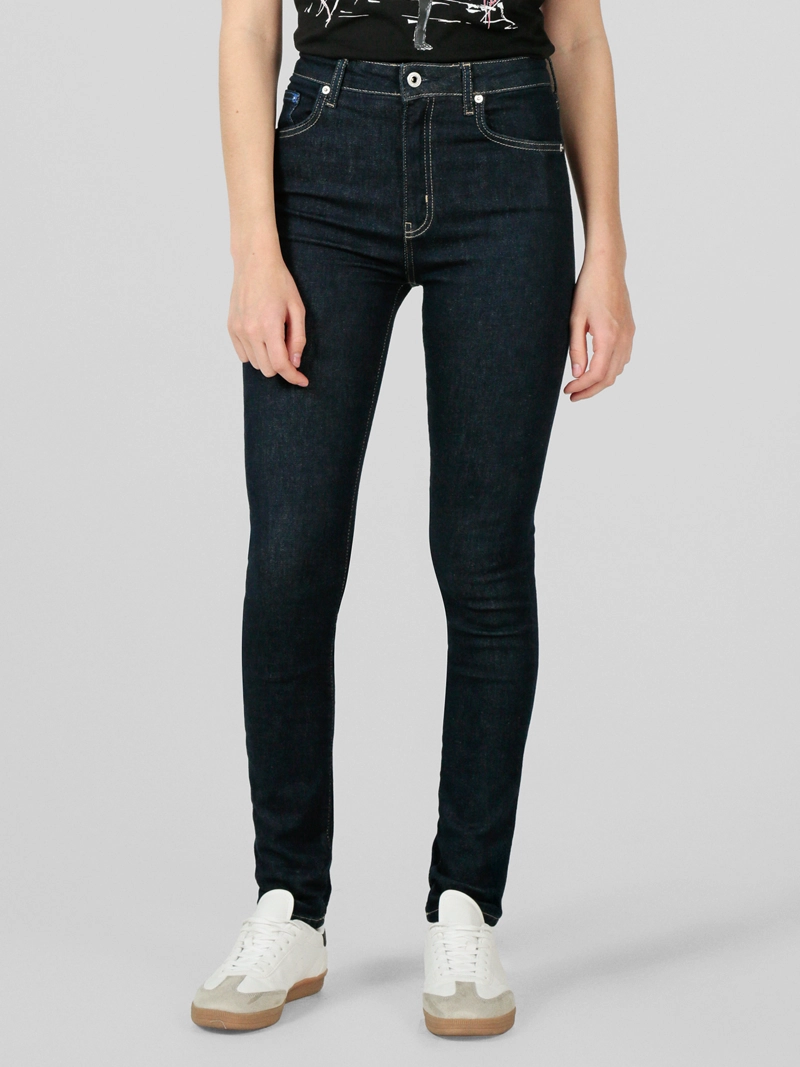 JEANS SKINNY DE TALLE ALTO - 1