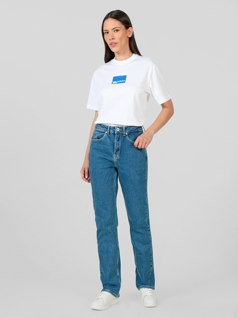 JEANS STRAIGHT DE TALLE ALTO - 2