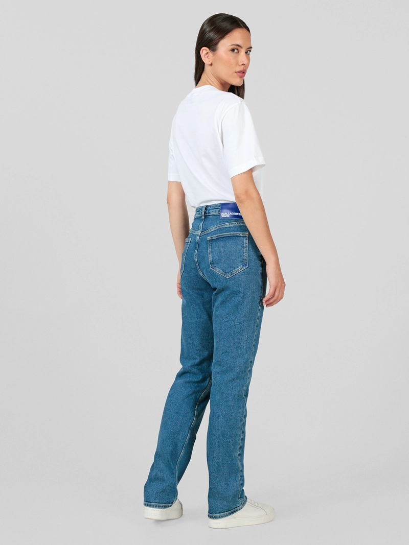 JEANS STRAIGHT DE TALLE ALTO - 4
