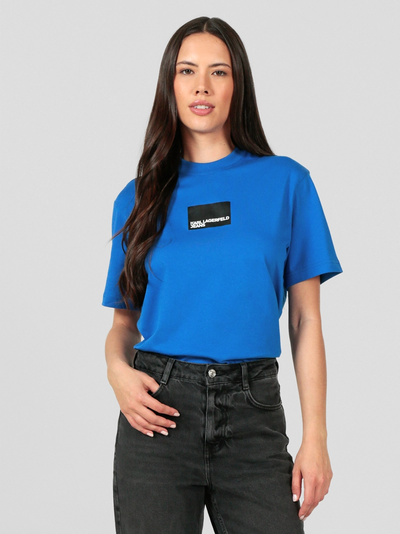 POLERA REGULAR CON LOGO EN CAJA - 1
