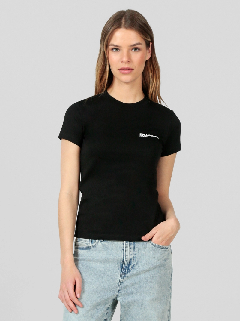 POLERA SLIM CON LOGOTIPO - 1