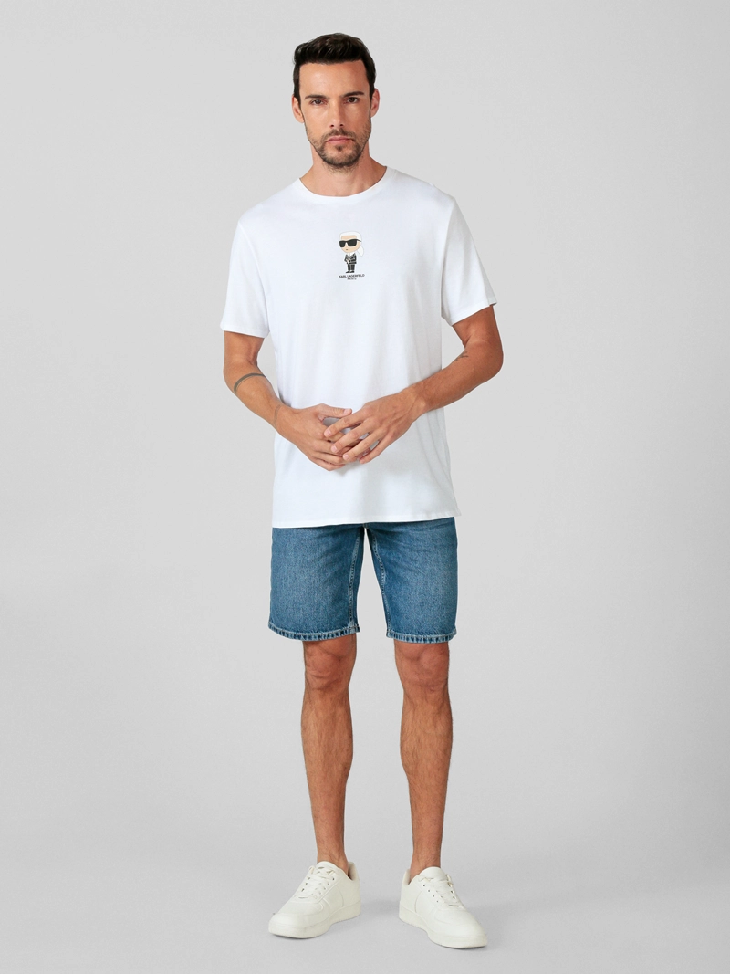 POLERA CON ESTAMPADO GRAFICO AFELPADO DE KARL - 2