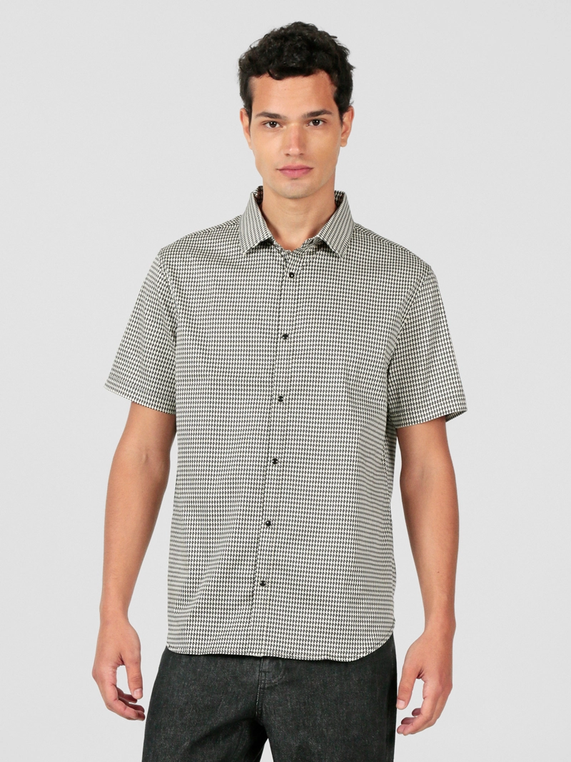 CAMISA DE MANGA CORTA CON ESTAMPADO - 1