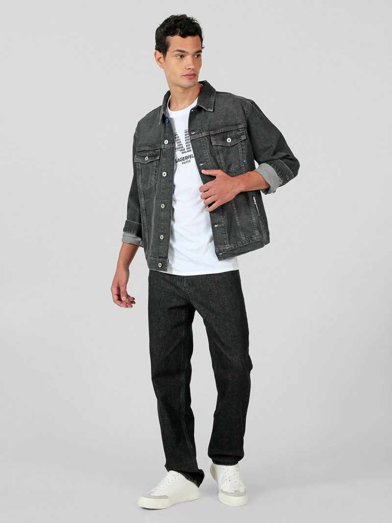 CHAQUETA REGULAR DENIM CON BOLSILLO - 2