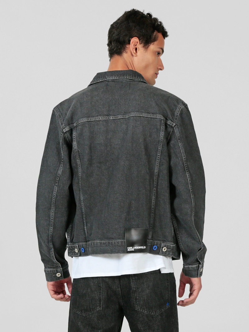 CHAQUETA REGULAR DENIM CON BOLSILLO - 3
