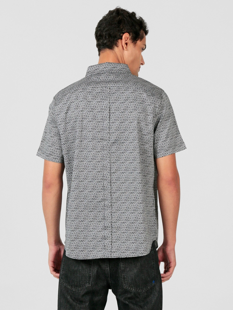 CAMISA DE MANGA CORTA CON ESTAMPADO INTEGRAL DE LOGO - 3