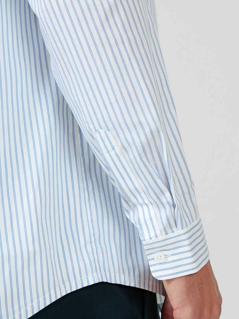 CAMISA DE RAYAS CON LOGOTIPO - 5