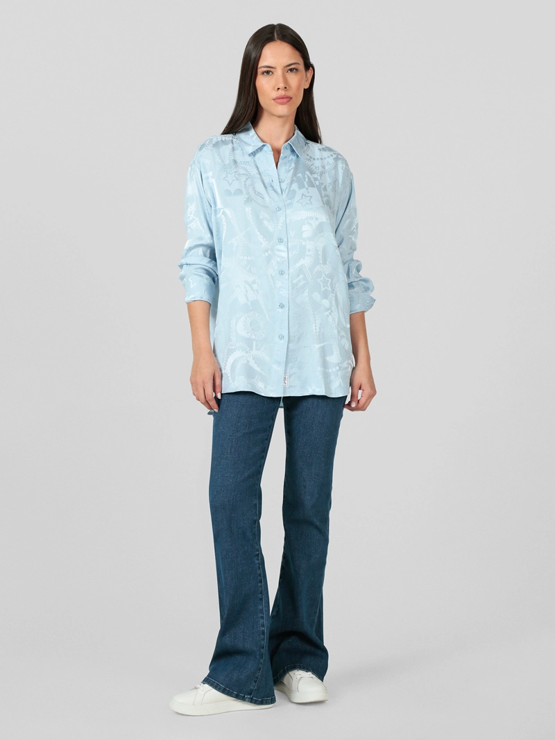 CAMISA OVERSIZE CON LOGOTIPO - 2