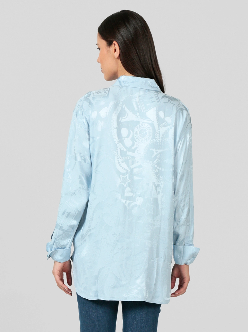 CAMISA OVERSIZE CON LOGOTIPO - 3